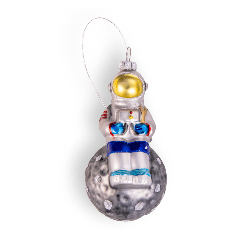 Astronaut on the Moon Ornament