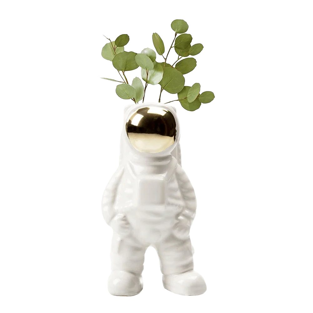 Astronaut Unique Ceramic Flower Vase - Image 5