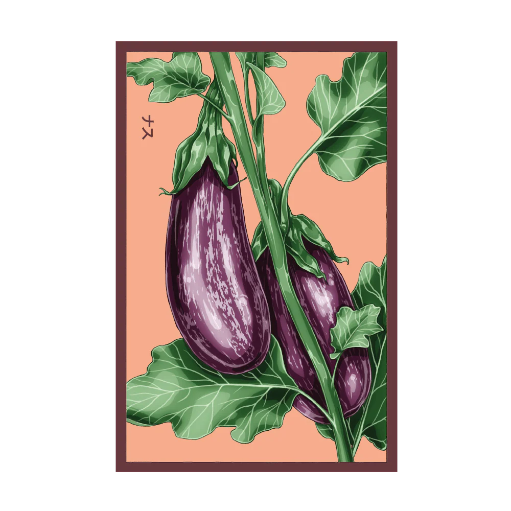 Aubergine Jewel Marble F1 Vegetable Seeds Packet