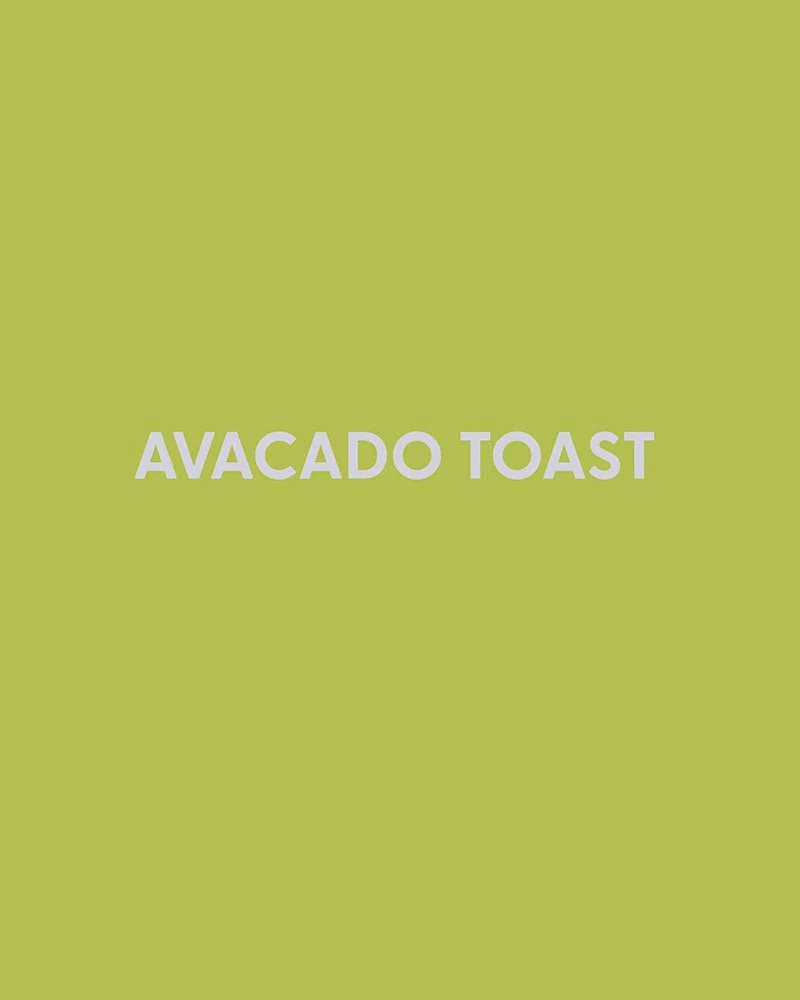 Avocado Toast - Greeting Card