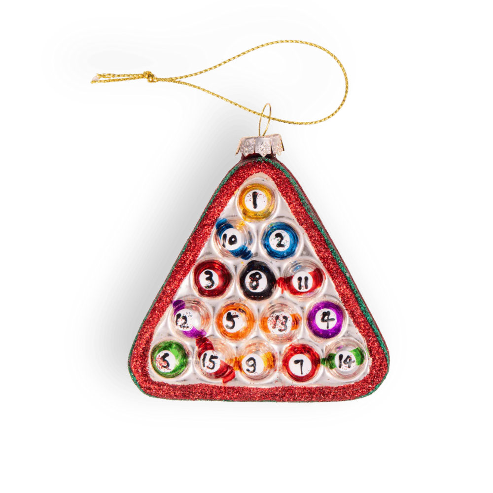Billiards Rack Ornament