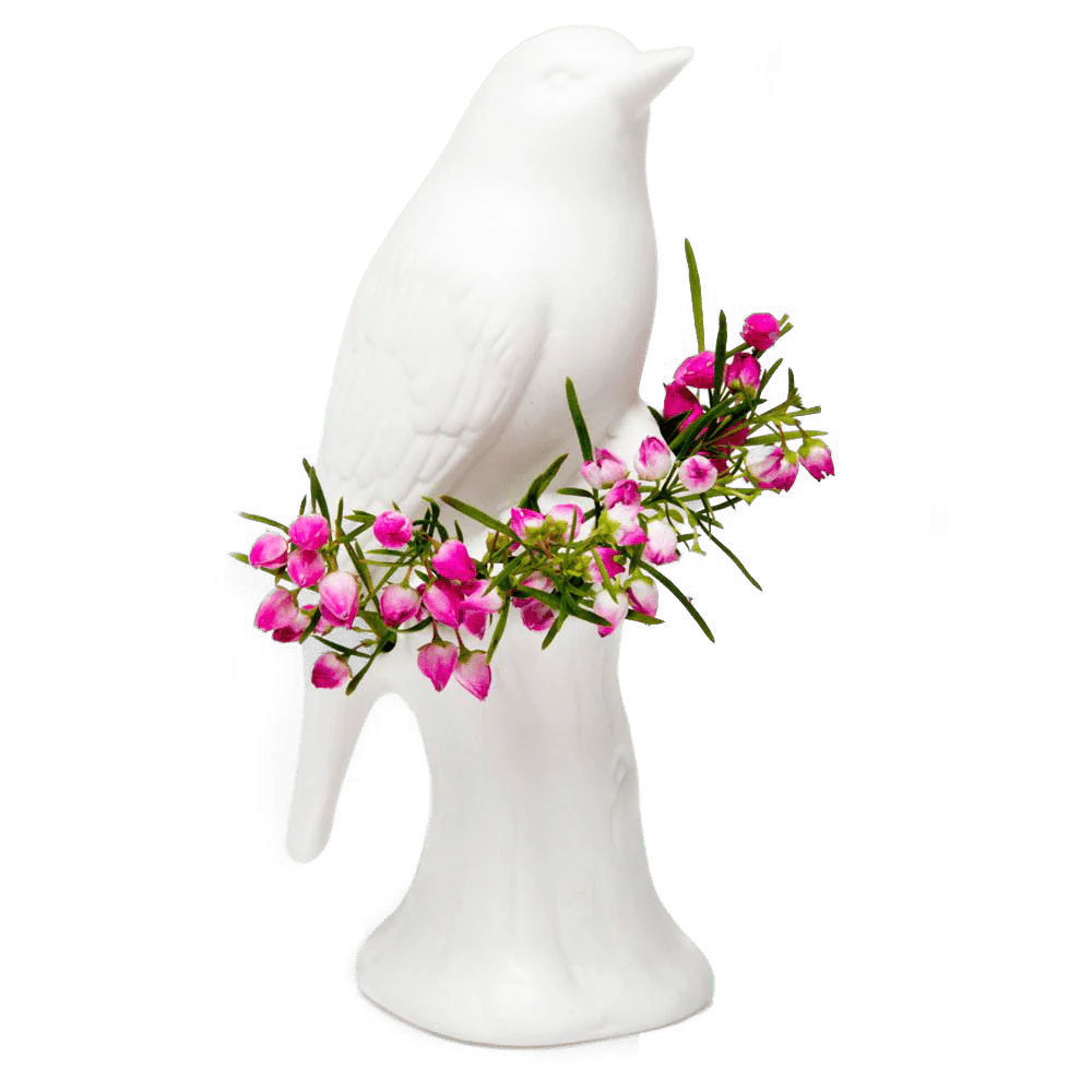 Bird Porcelain Modern Flower Vase - Image 3