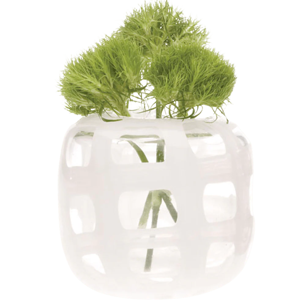 Black & White Glass Modern Flower Vase - Image 4