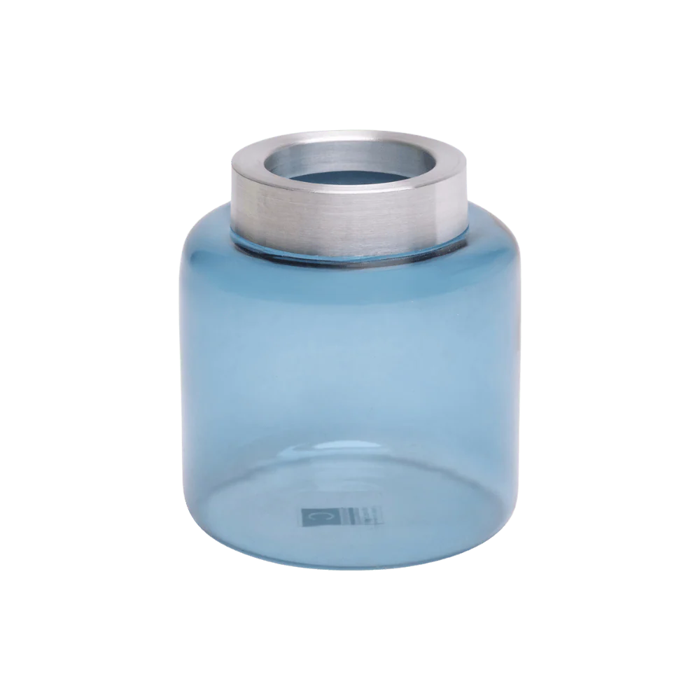 Jar Glass Modern Flower Vase - Image 3