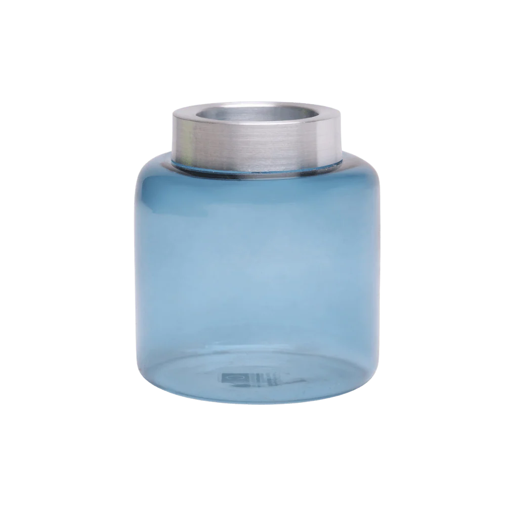 Jar Glass Modern Flower Vase - Image 4