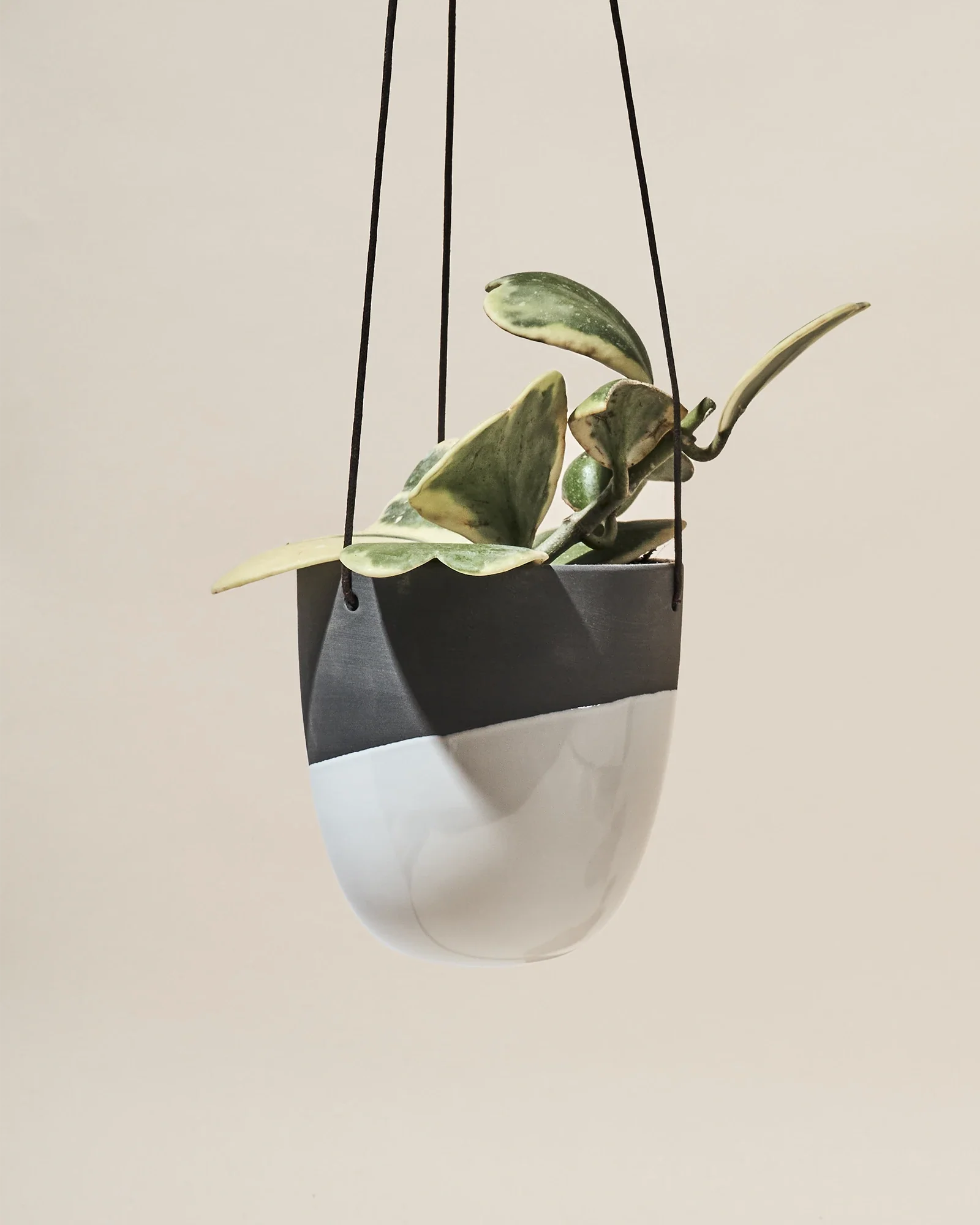 Bobbin Porcelain Modern Hanging Indoor Plant Pot - Image 12