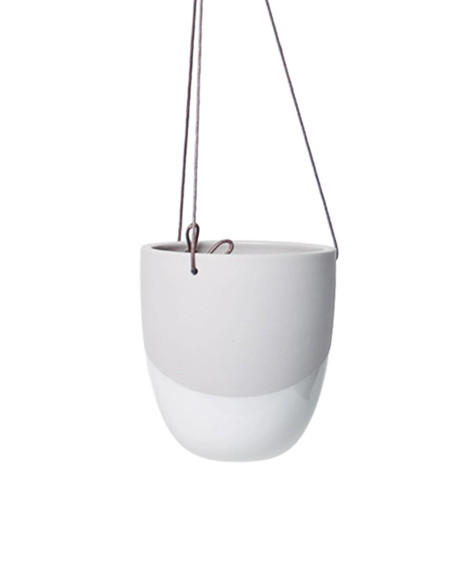Bobbin Porcelain Modern Hanging Indoor Plant Pot - Image 14