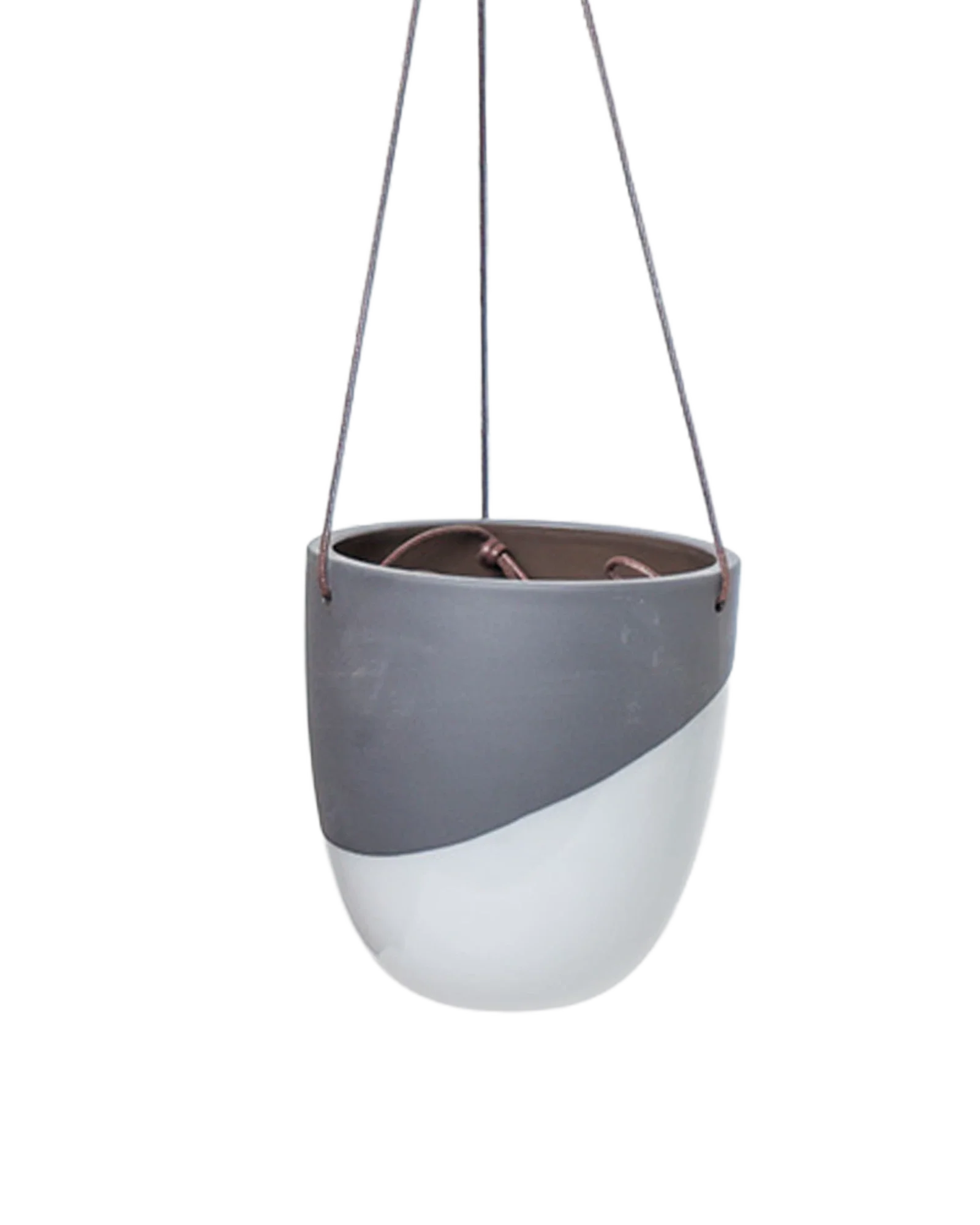 Bobbin Porcelain Modern Hanging Indoor Plant Pot - Image 9