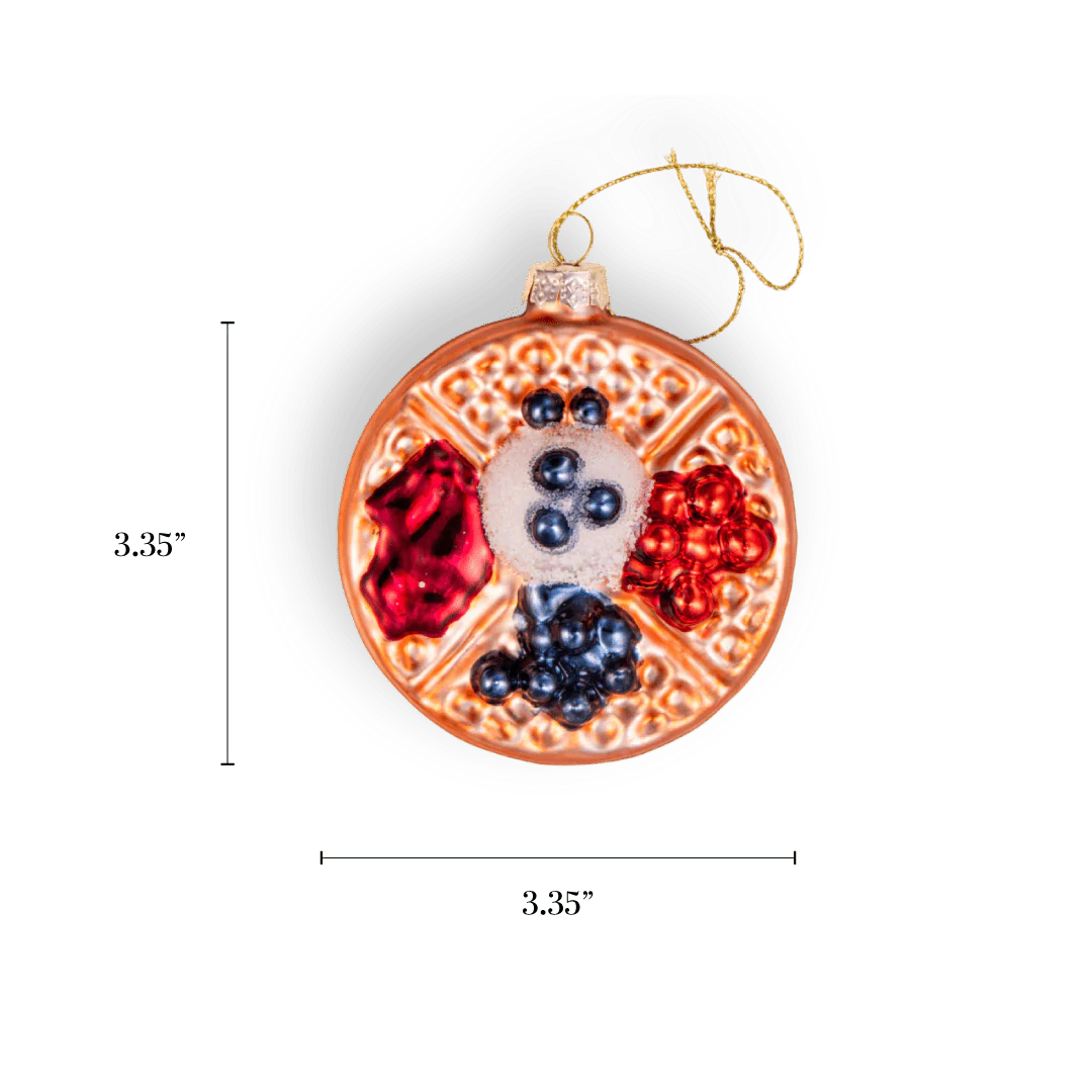Breakfast Waffle Ornament - Image 2
