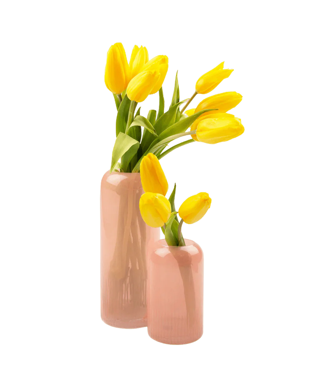 Bubblegum Glass Modern Flower Vase - Image 2