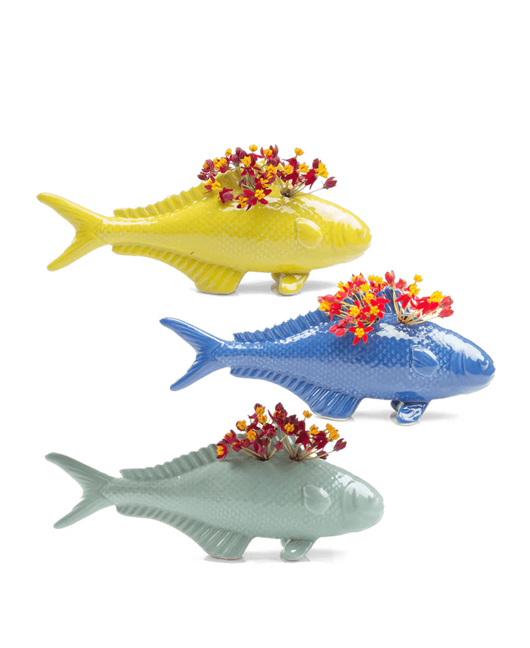 Carp Ceramic Unique Flower Vase - Image 18