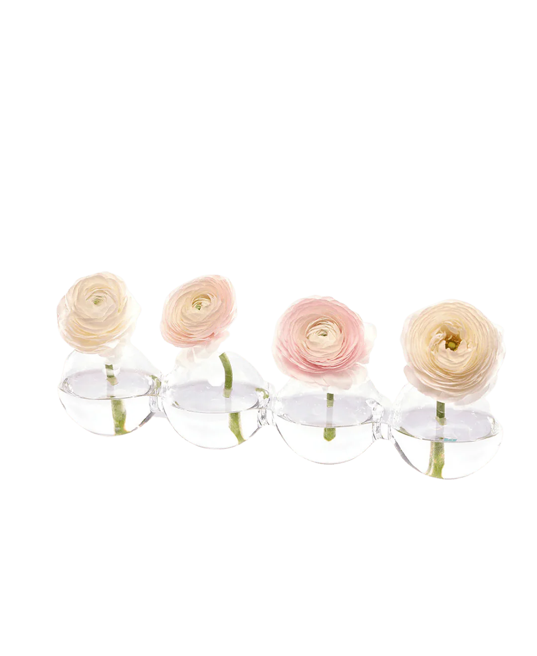 Caterpillar Glass Modern Clear Flower Vase - Image 6