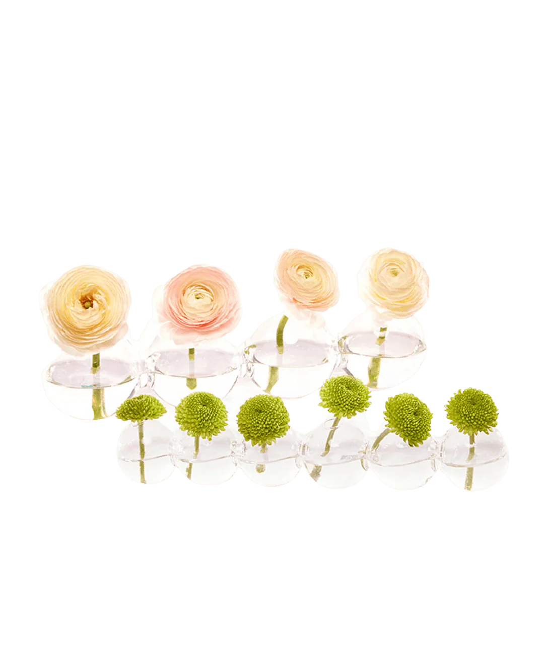 Caterpillar Glass Modern Clear Flower Vase - Image 7