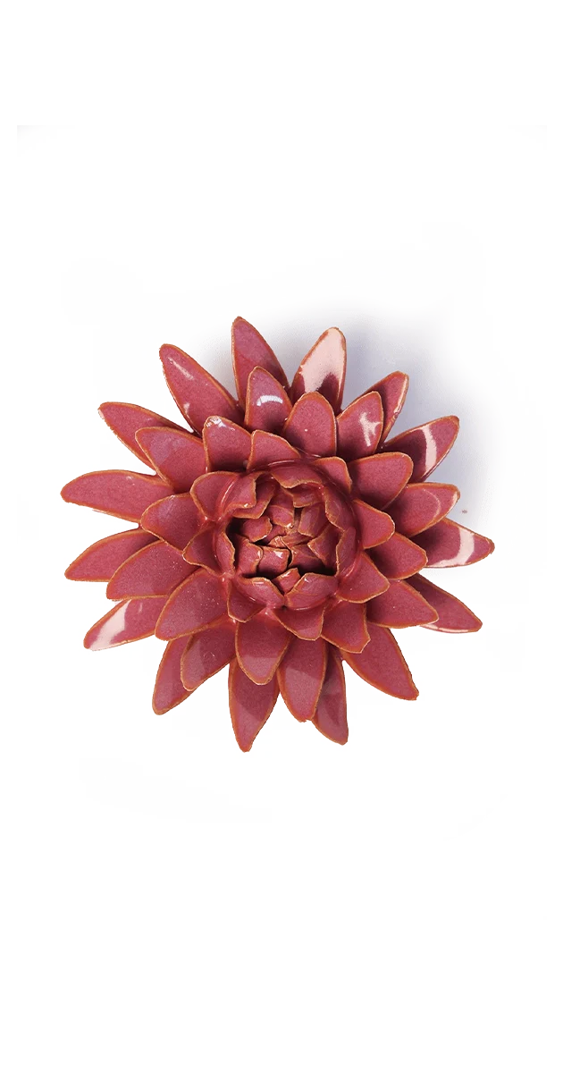 All Ceramic Flower Sizes