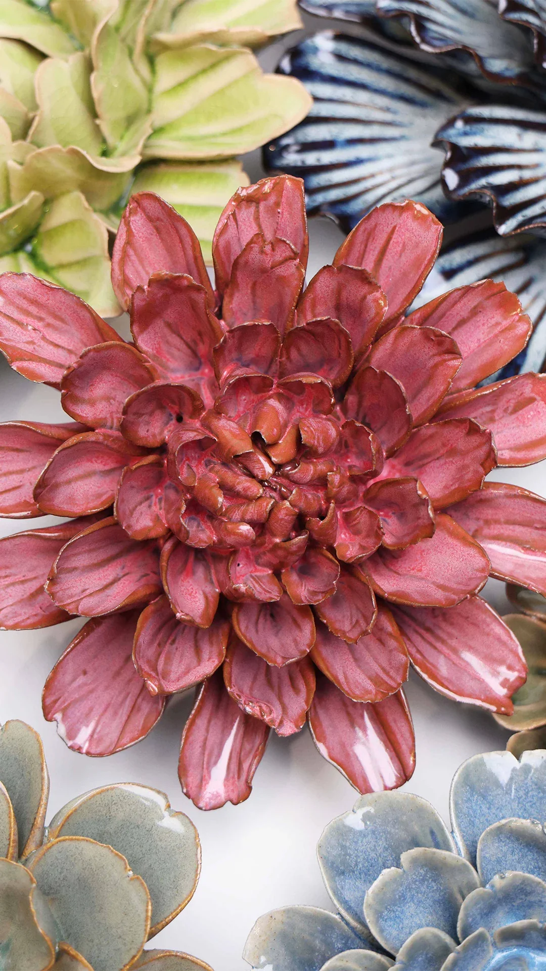 Blush Pink Star Dahlia - Image 4