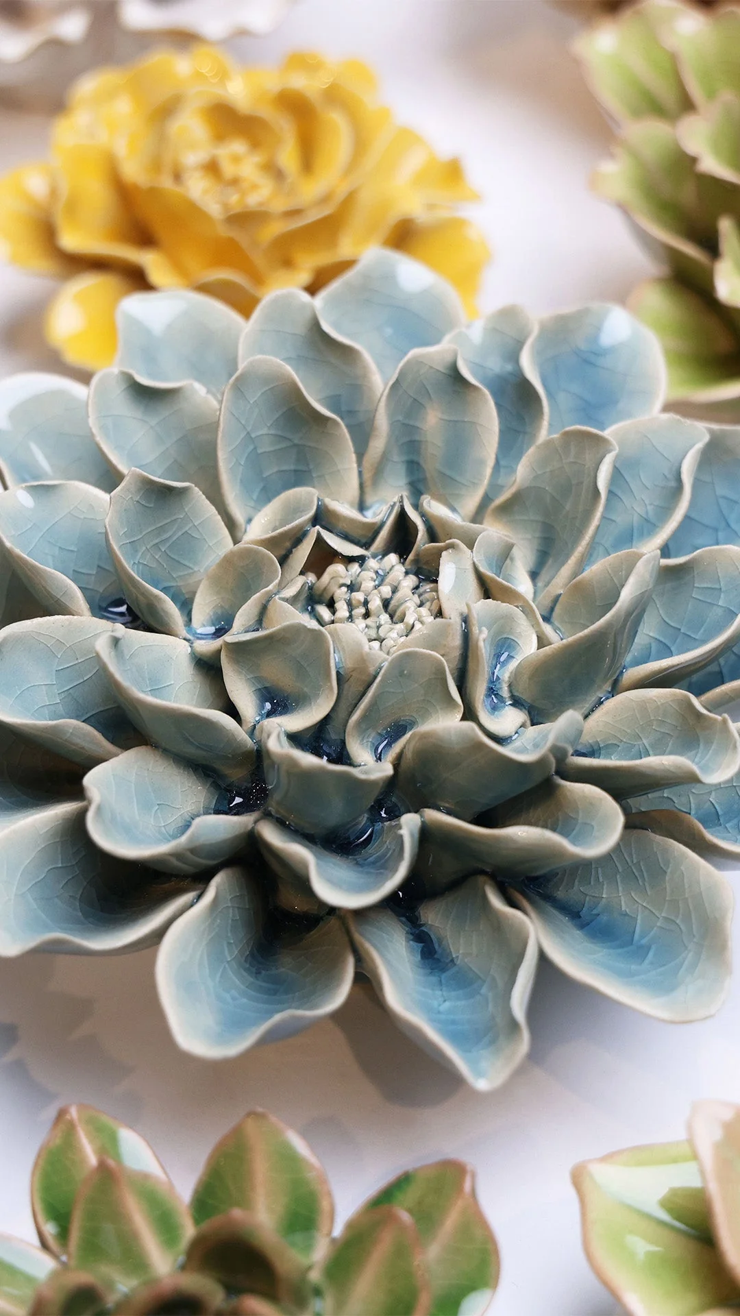 Powder Blue Aphrodite Dahlia - Image 4