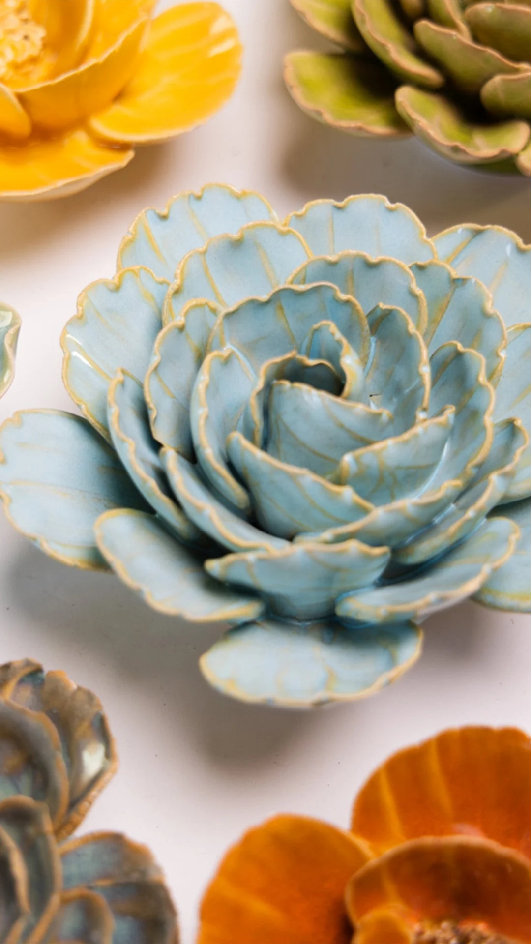 Robin's Egg Blue Keiko Peony - Image 4