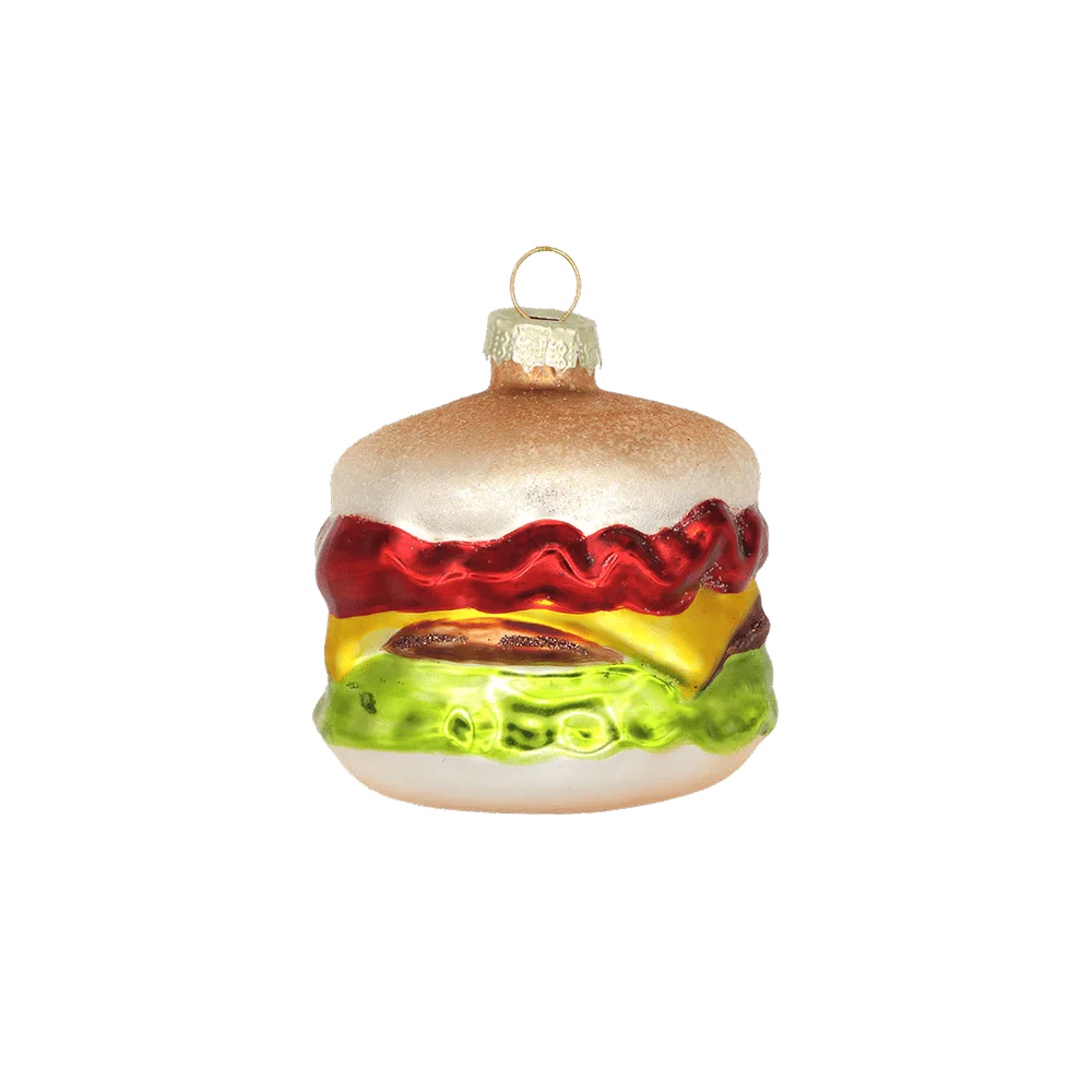Cheeseburger with Ketchup Ornament