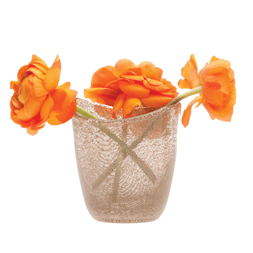 Copper Glass Modern Flower Vase - Image 11