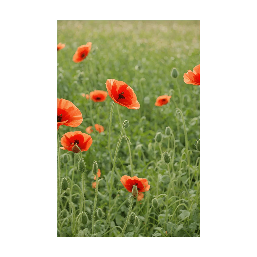 Corn Poppy Flower Seeds Packet - Image 3