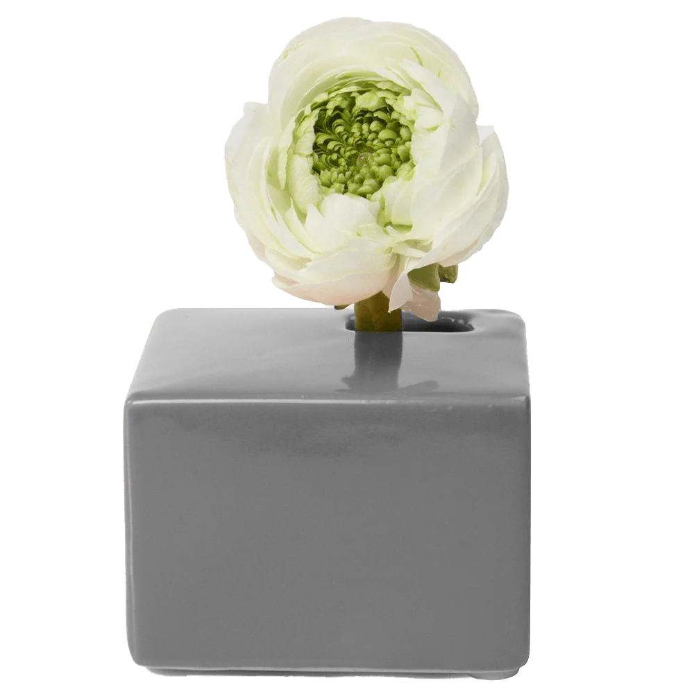 Cube Ceramic Flower Vase - Image 4