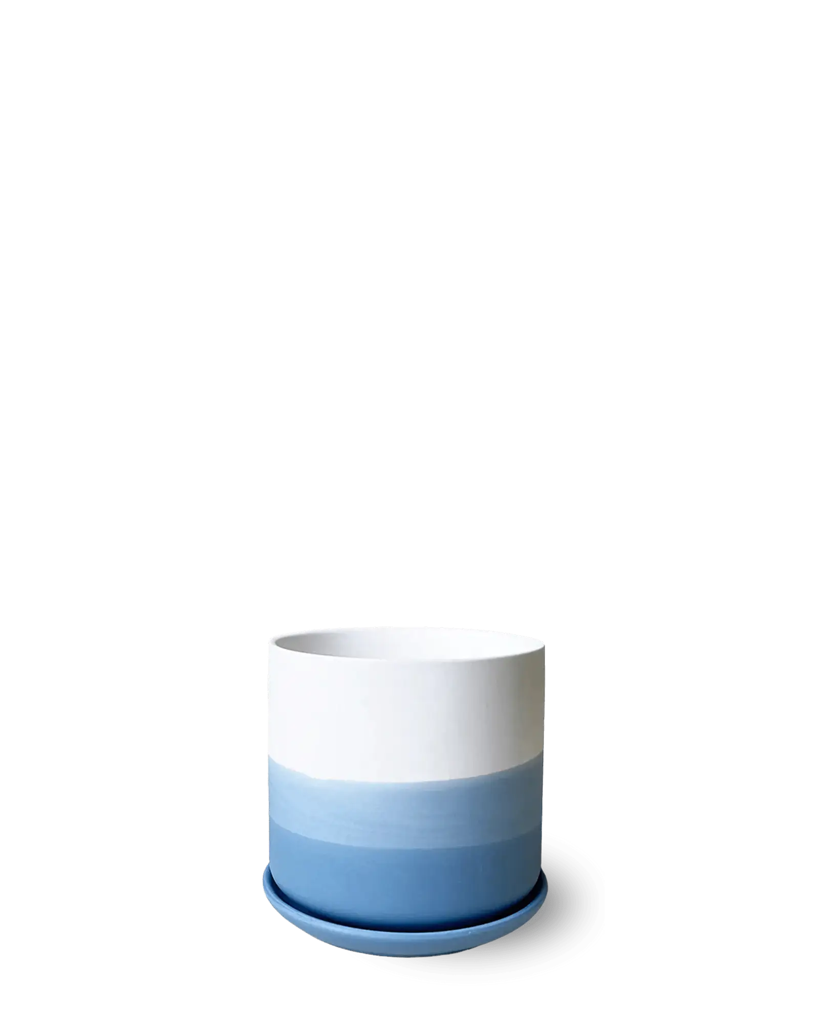 Devo Porcelain Planter With Drainage Hole And Saucer - Image 5