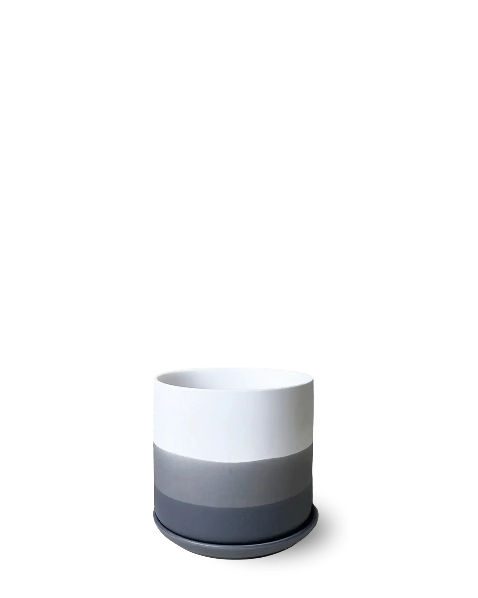 Devo Porcelain Planter With Drainage Hole And Saucer - Image 7
