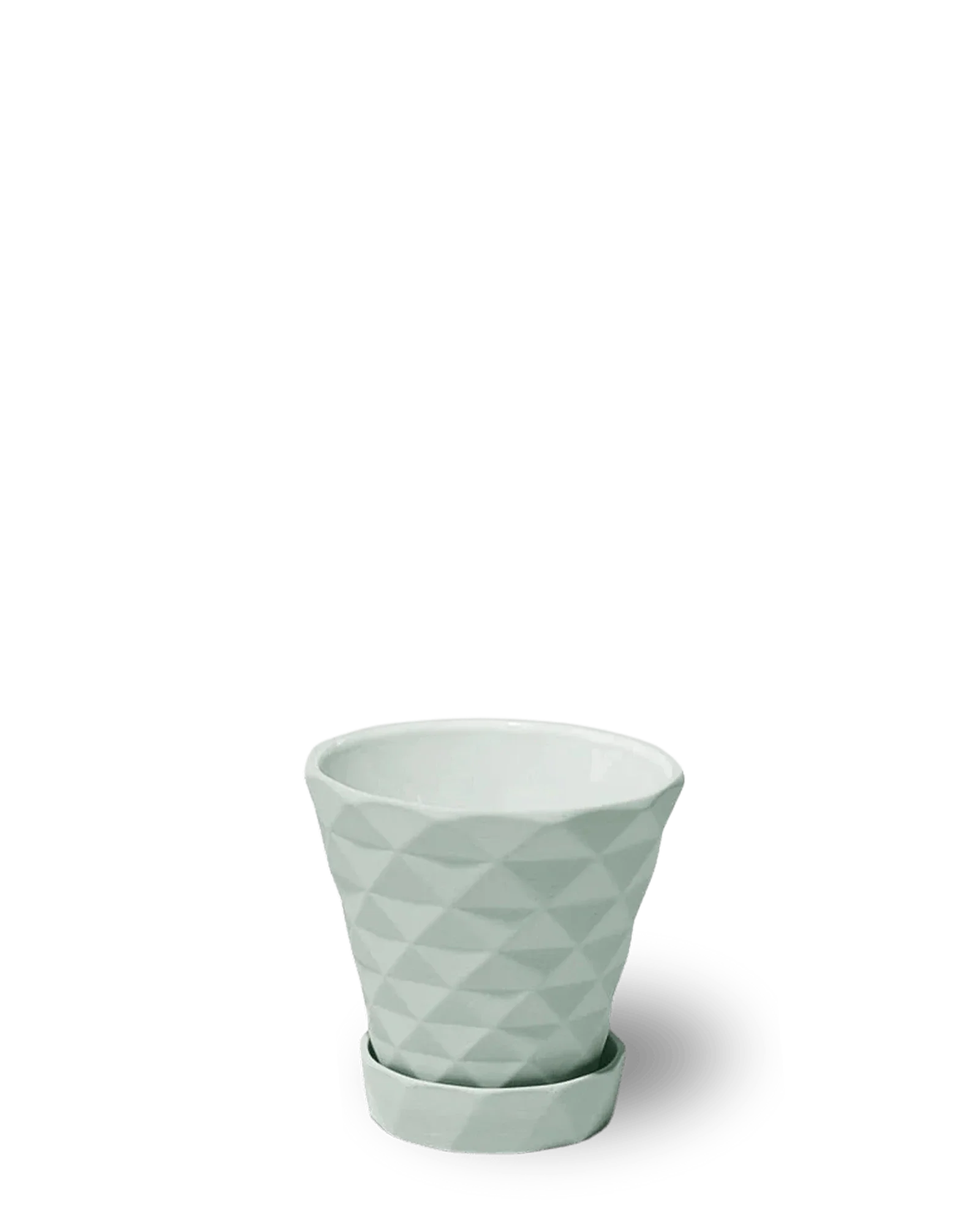 Diamond Small Porcelain Plant Pot - Image 7