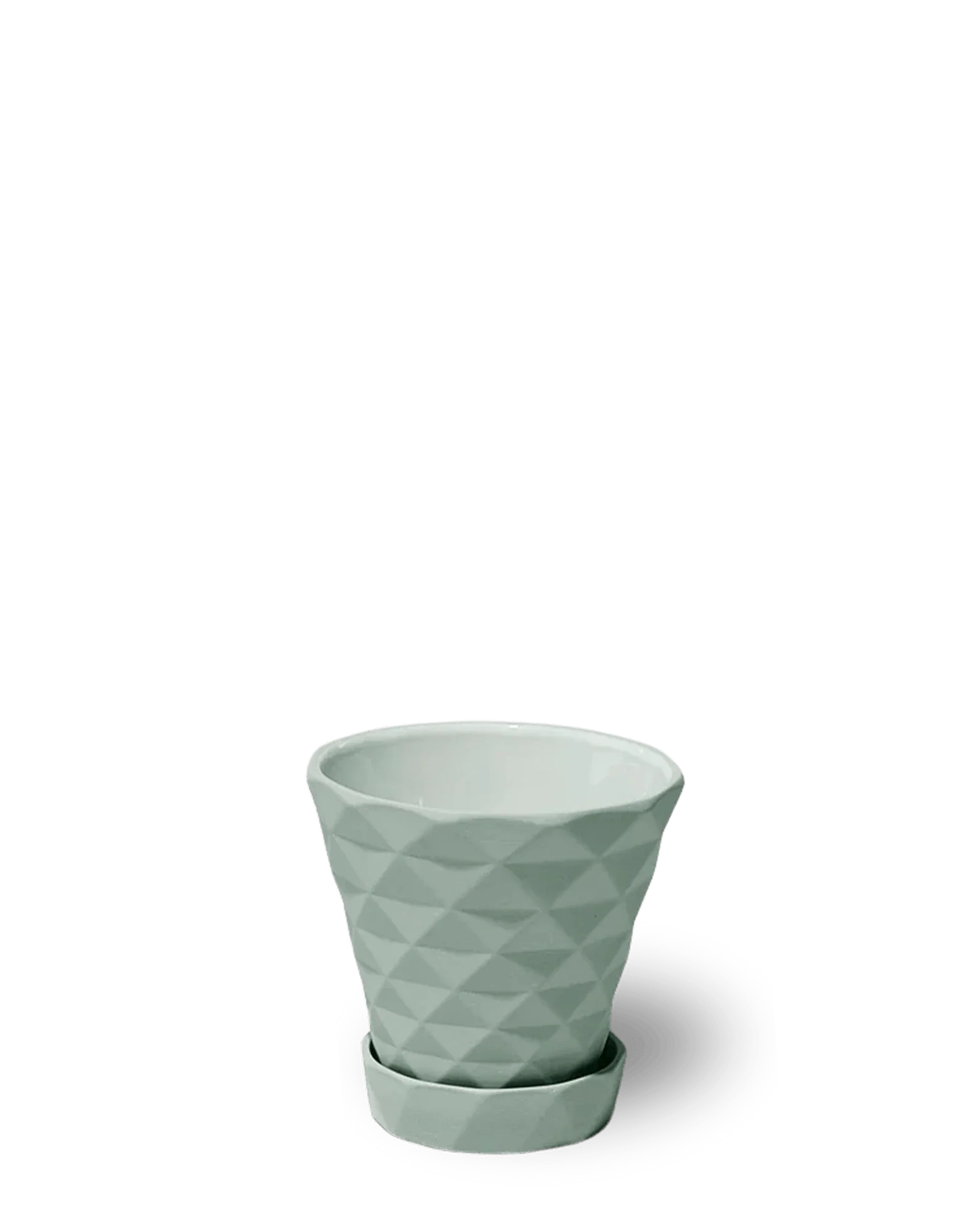 Diamond Small Porcelain Plant Pot - Image 8