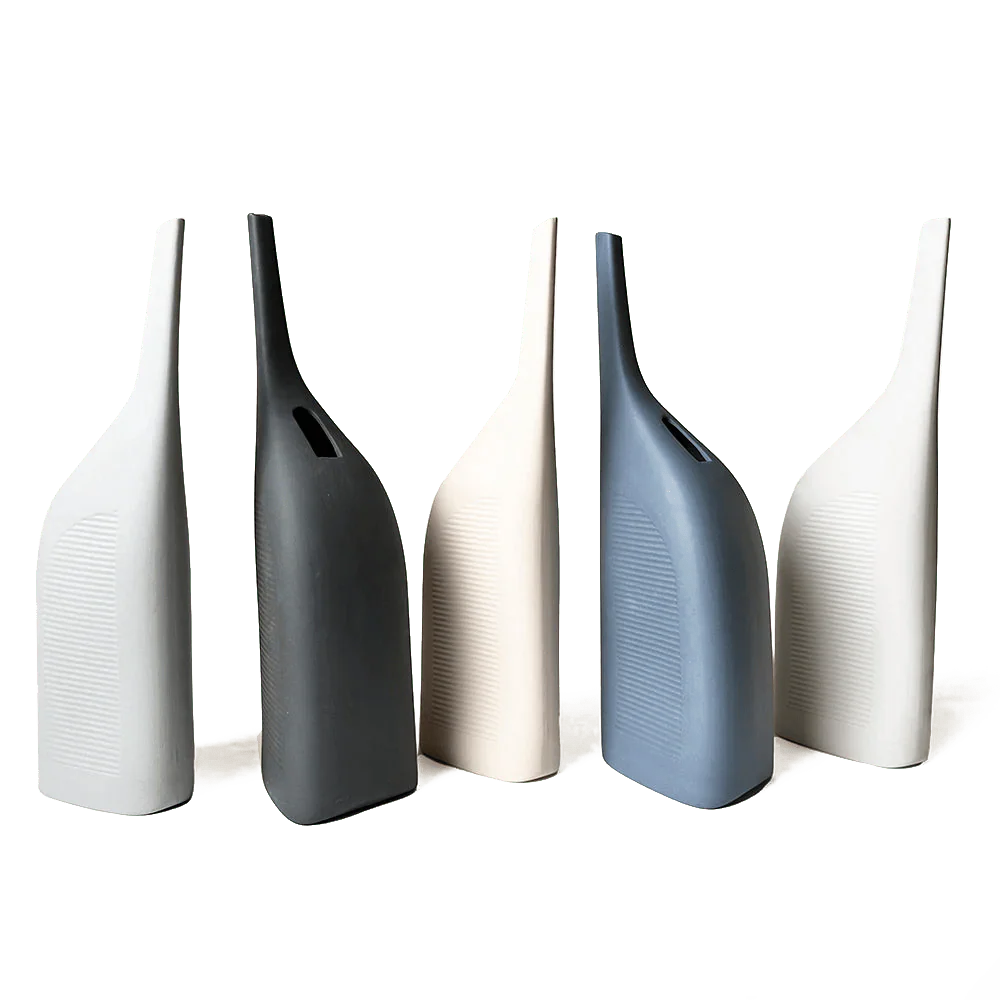 Duenas Ceramic Watering Jug - Grey - Image 5