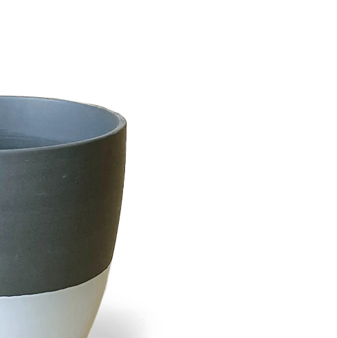 Dyad Medium Porcelain Plant Pot - Image 5
