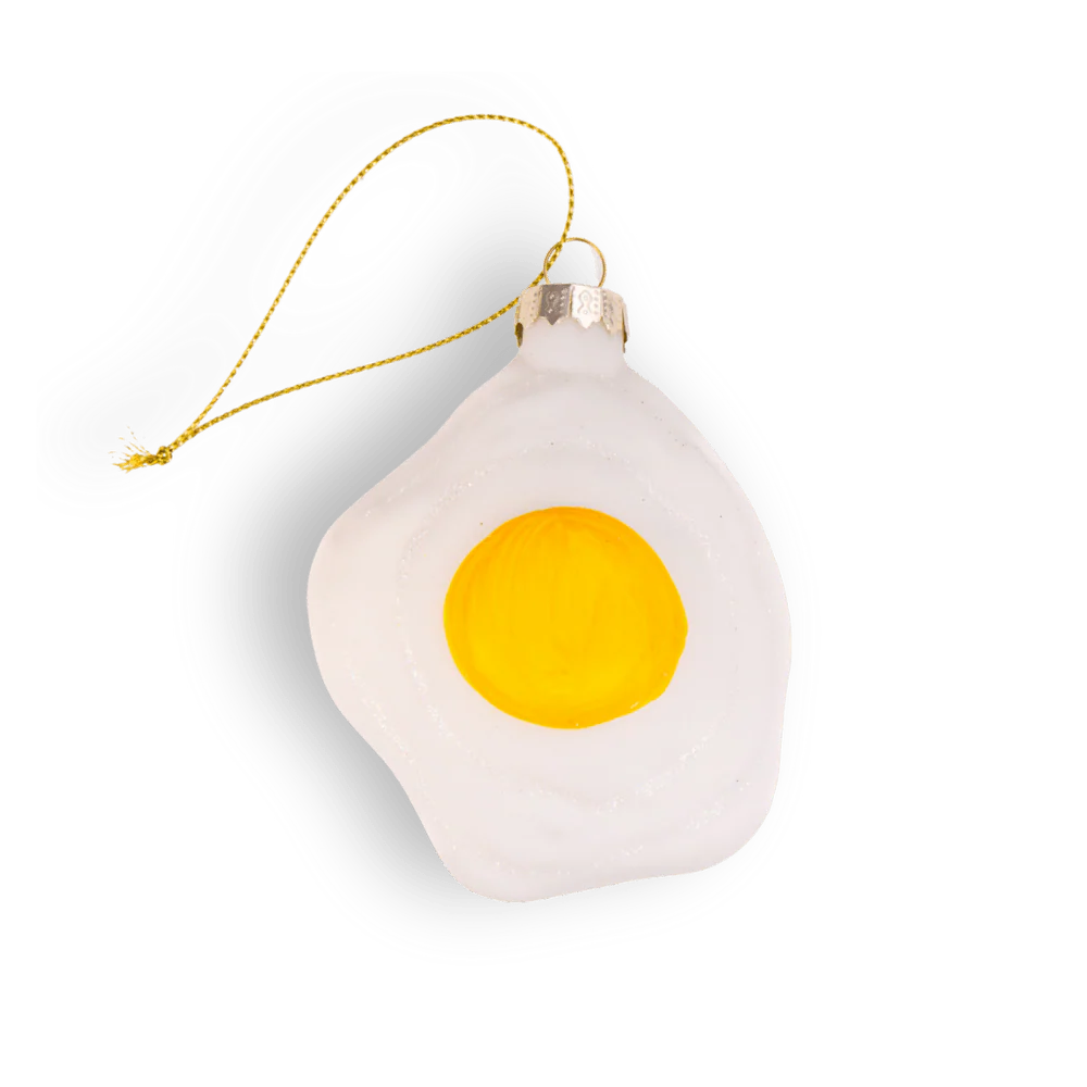Fried Egg Ornament