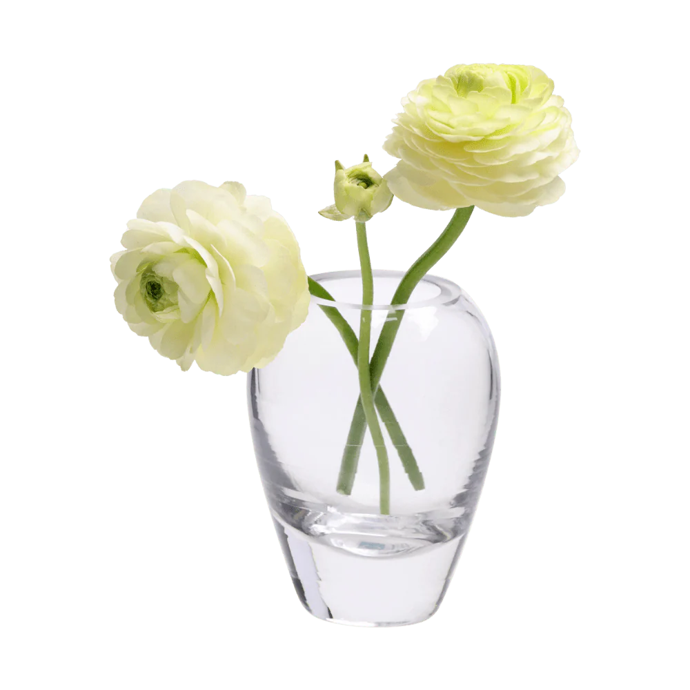 George Glass Clear Bud Vase For Flowers - Image 5