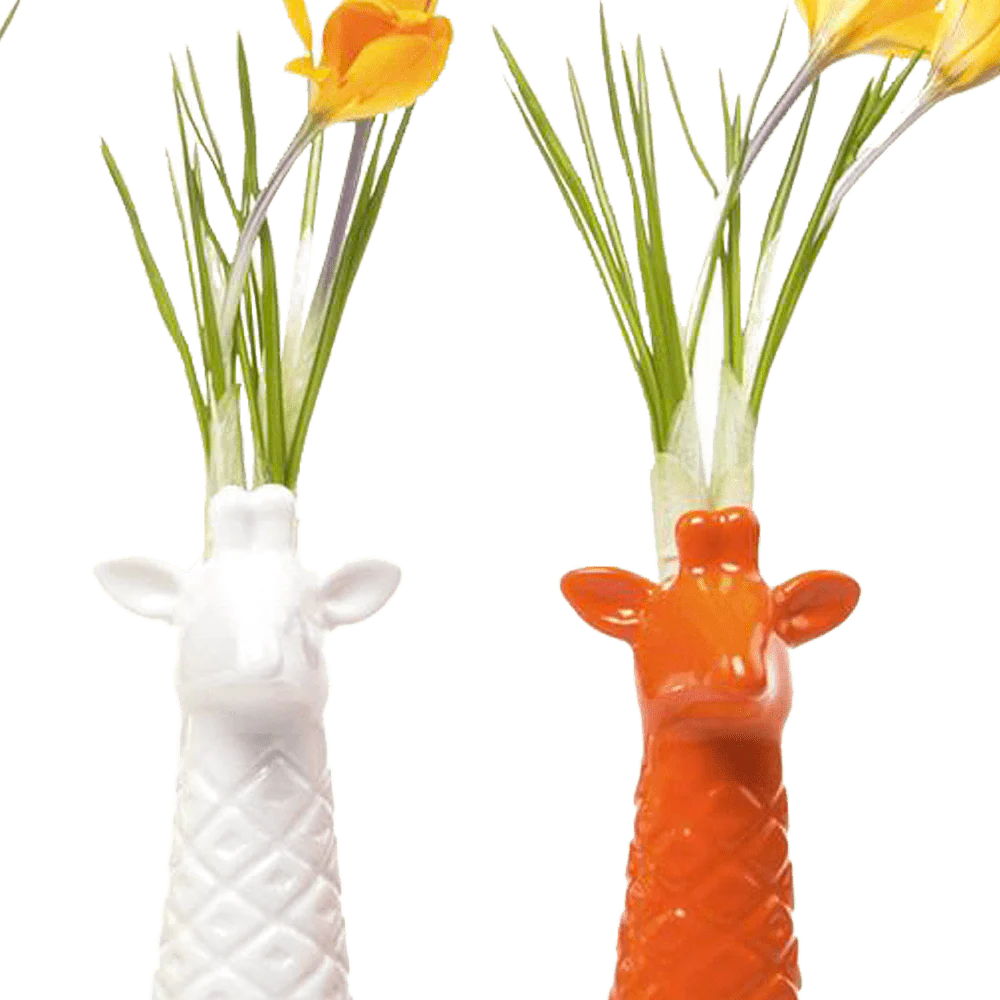 Giraffe Ceramic Flower Vase - Image 3