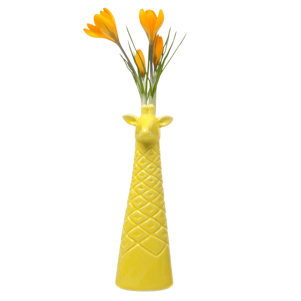 Giraffe Ceramic Flower Vase - Image 5