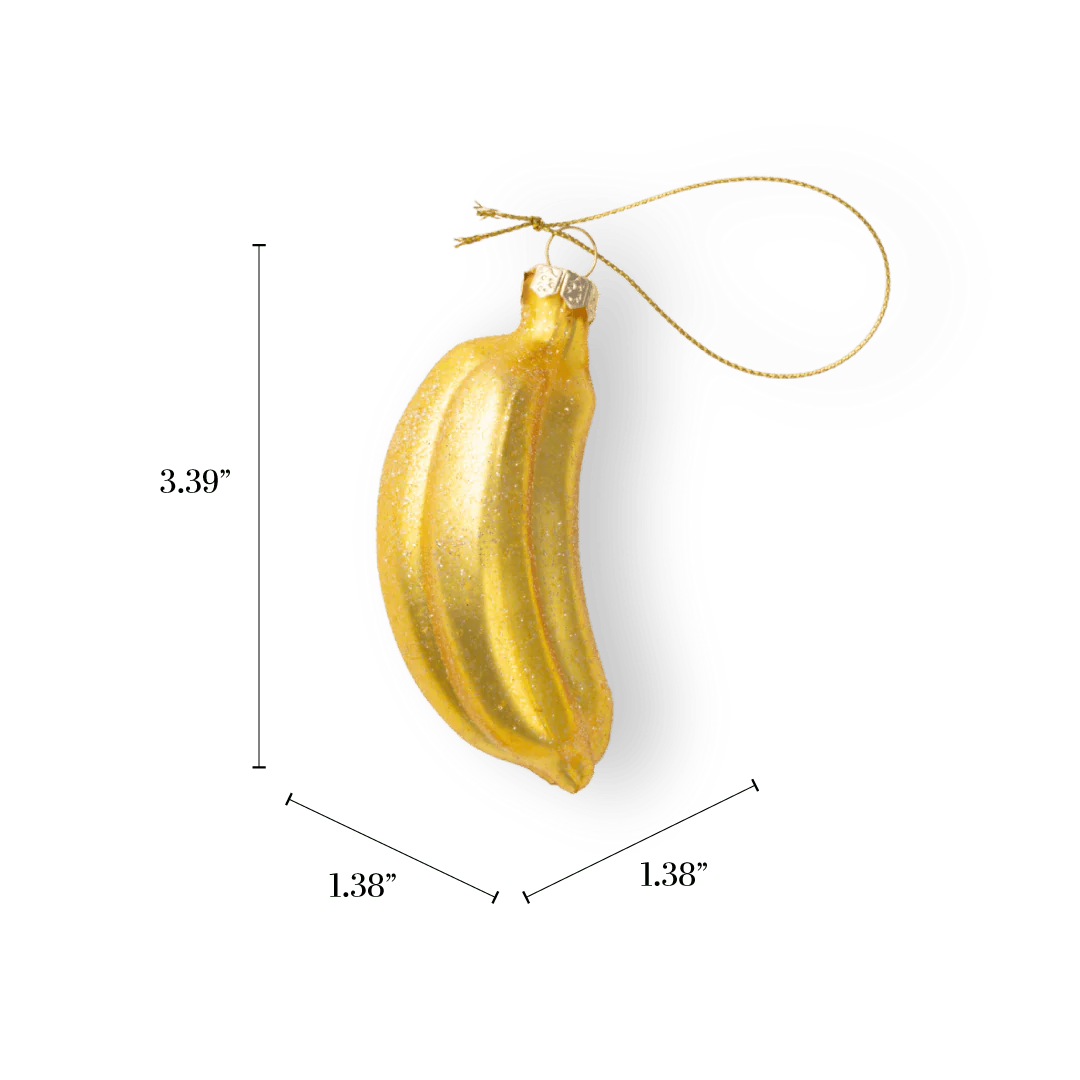 Golden Banana Bunch Ornament - Image 2