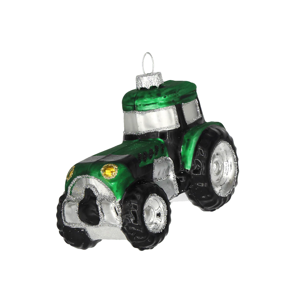 Green Tractor Ornament