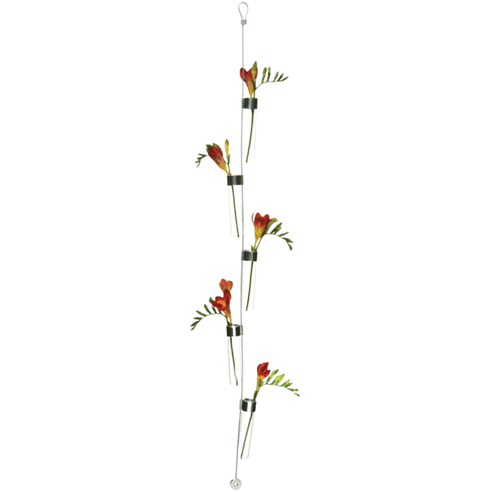 Hanging Airplane Cable & Glass Flower Vase - Image 4