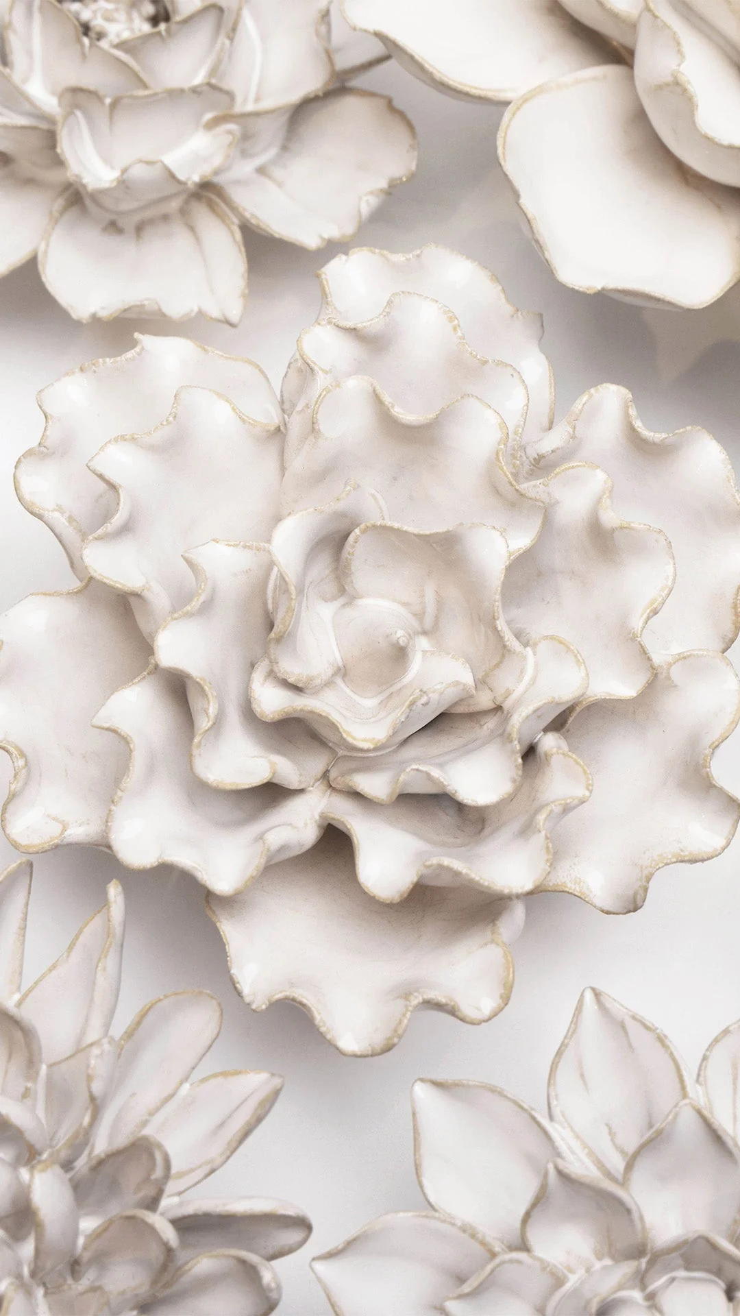 White Snowdrop — Ceramic Wall Art | Chive - Image 3