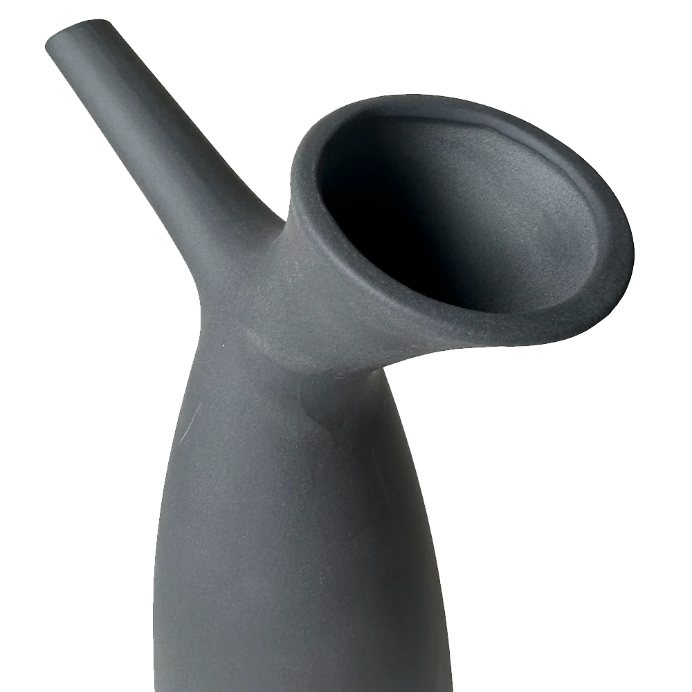 Jessie Ceramic Watering Jug - Charcoal - Image 2