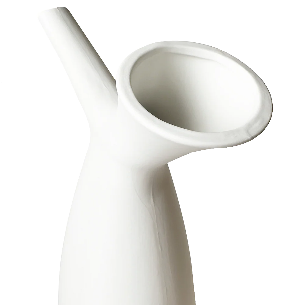 Jessie Ceramic Watering Jug - White - Image 2