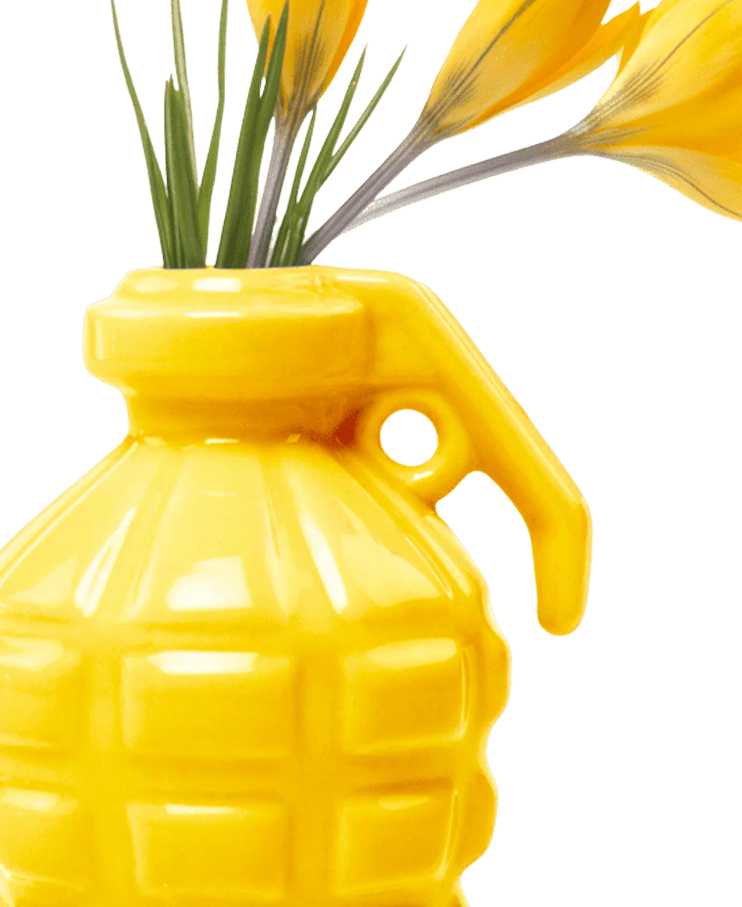 Kapow Ceramic Grenade Flower Vase Unique - Image 18