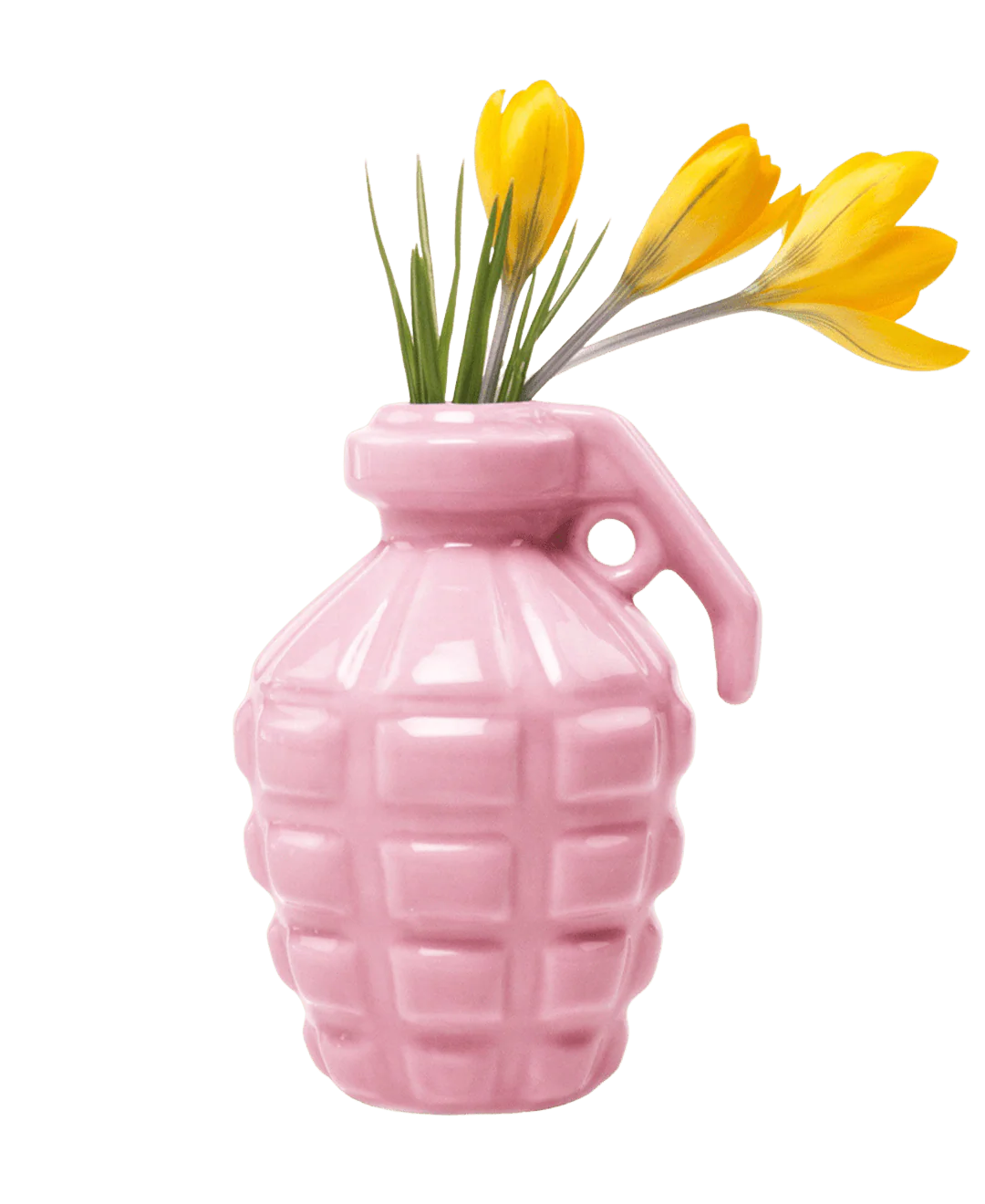 Kapow Ceramic Grenade Flower Vase Unique - Image 2