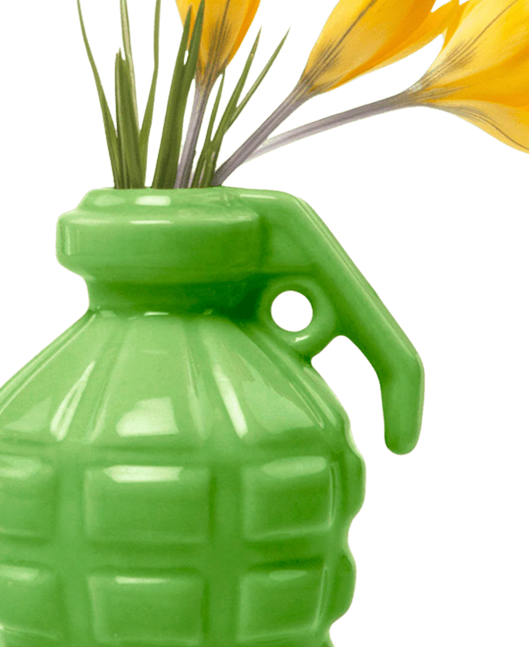 Kapow Ceramic Grenade Flower Vase Unique - Image 21