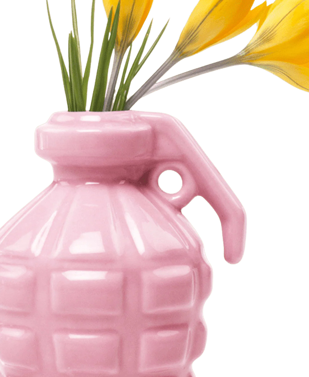 Kapow Ceramic Grenade Flower Vase Unique - Image 6