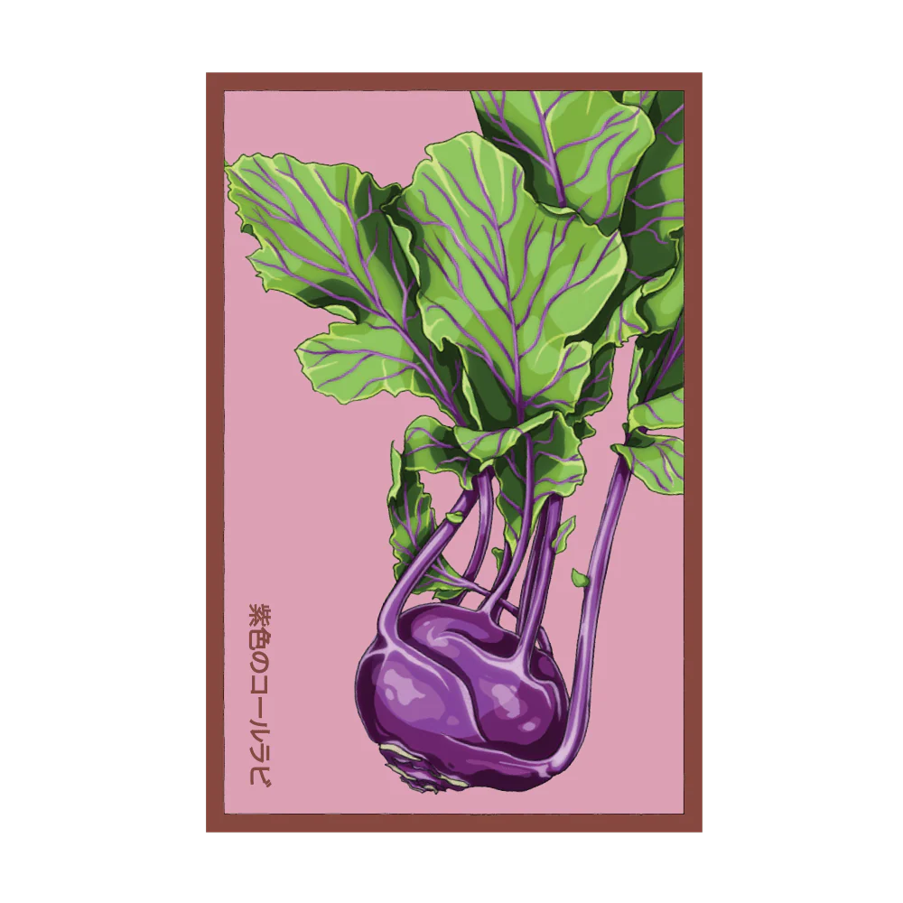Kohlrabi Purple Delicacy Vegetable Seeds Packet