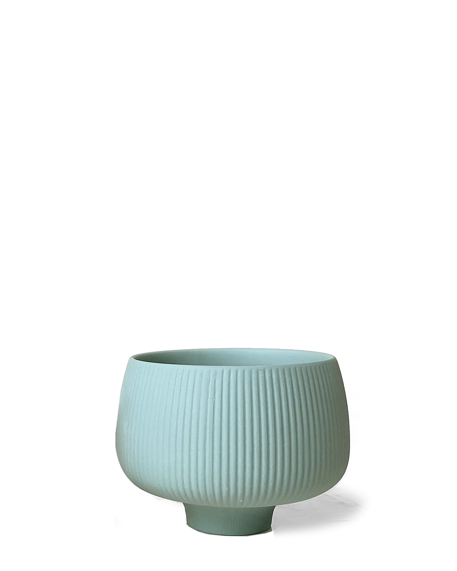 Lilo Large Porcelain Modern Indoor Plant Pot - Olive