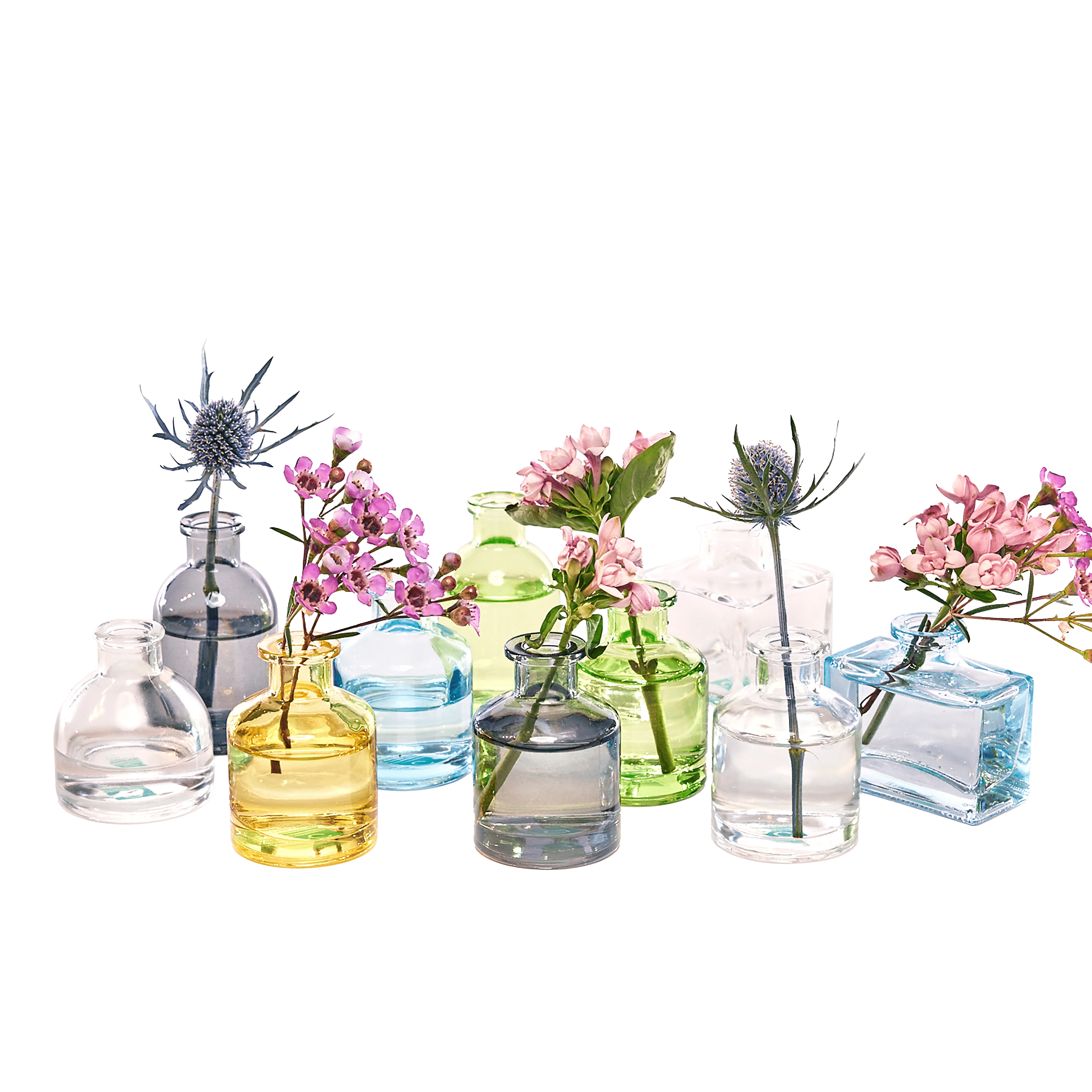 Loft Glass Vintage Bud Vases For Weddings - Image 2