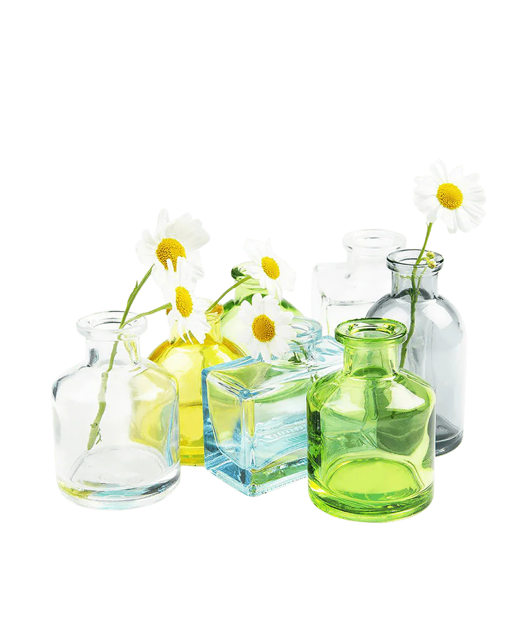 Loft Glass Vintage Bud Vases For Weddings - Image 9
