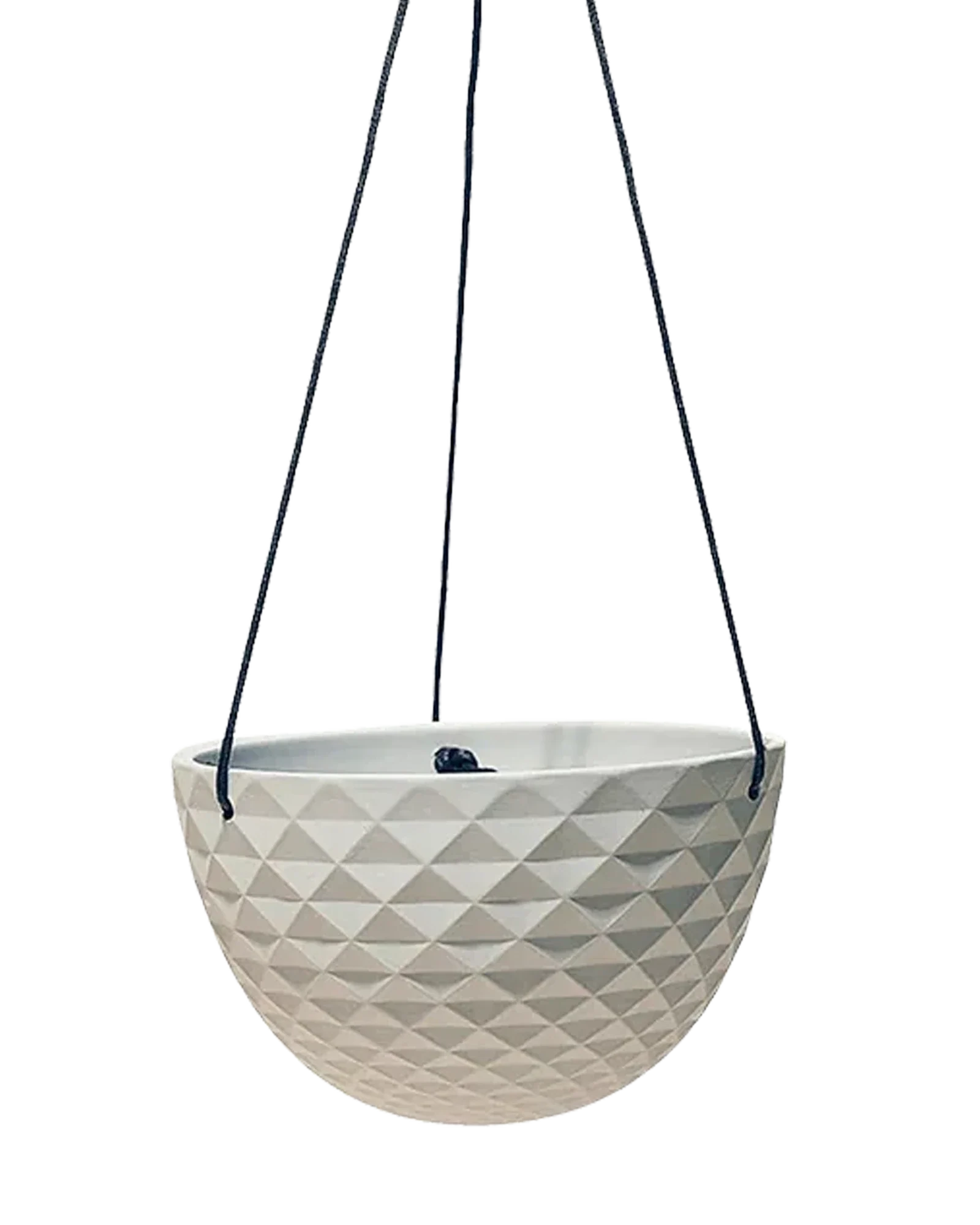Mini Mofo Porcelain Modern Hanging Planter - White - Image 3